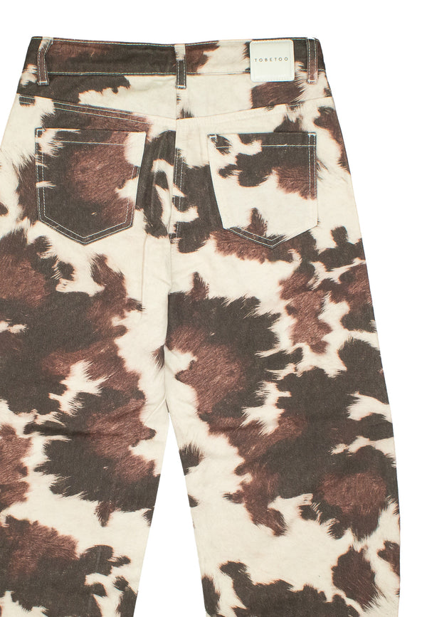 Pantalone effetto mucca ragazza - Fantasia