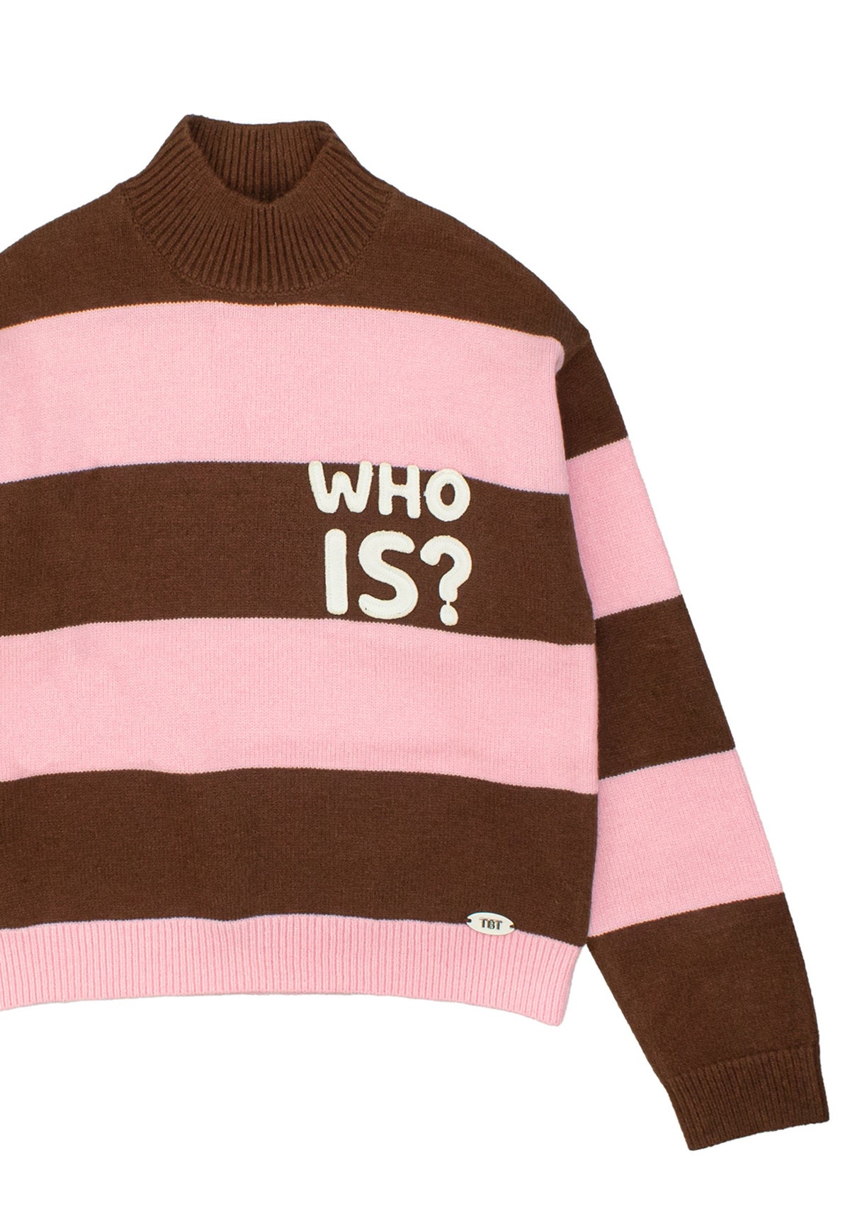 Maglia ragazza - Cioccolato/Pink