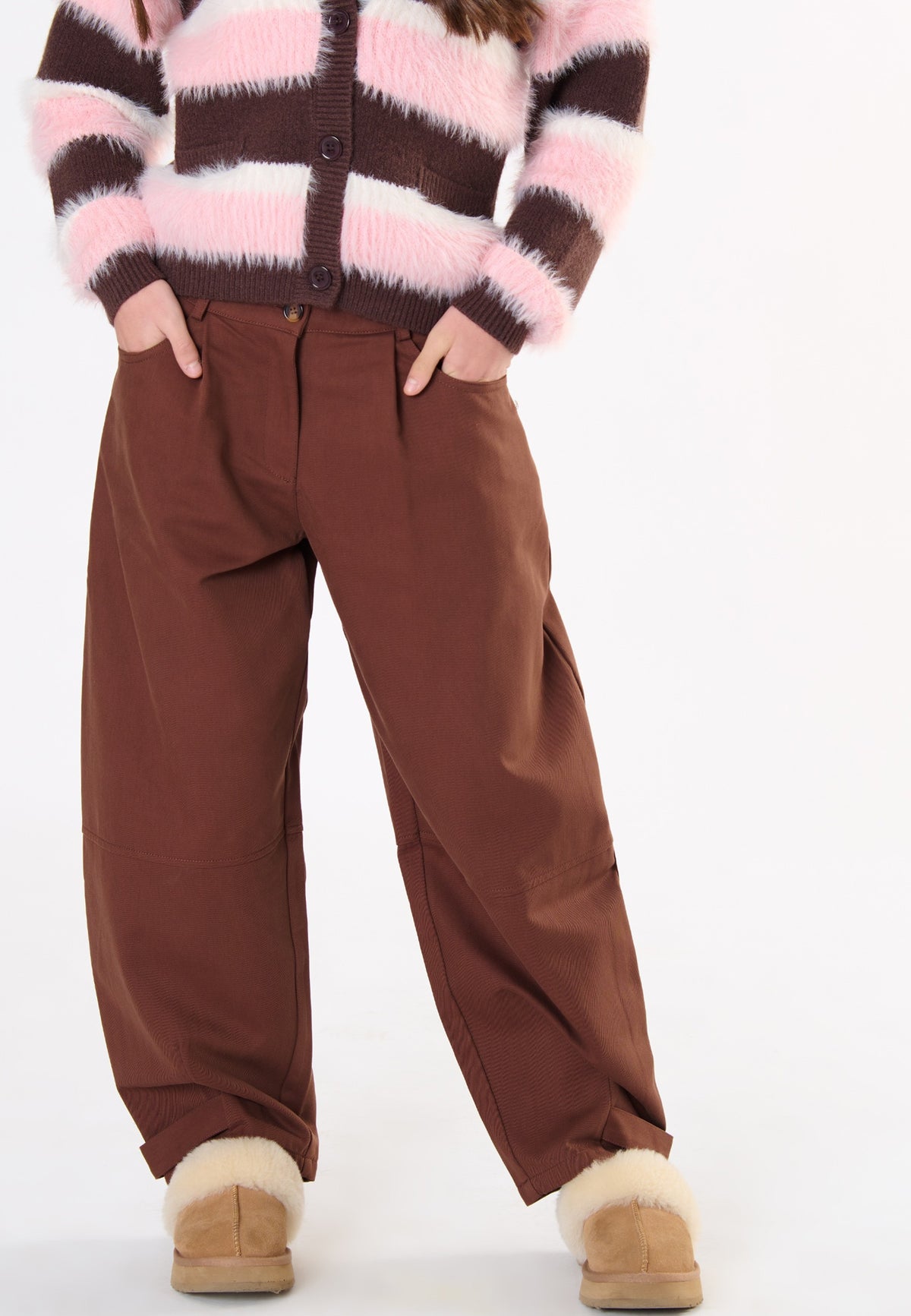 Pantalone ragazza - Cioccolato