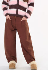 Pantalone ragazza - Cioccolato