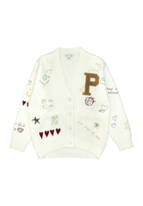 Cardigan ragazza - Latte