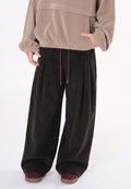 Pantalone in velluto ragazza - Nero