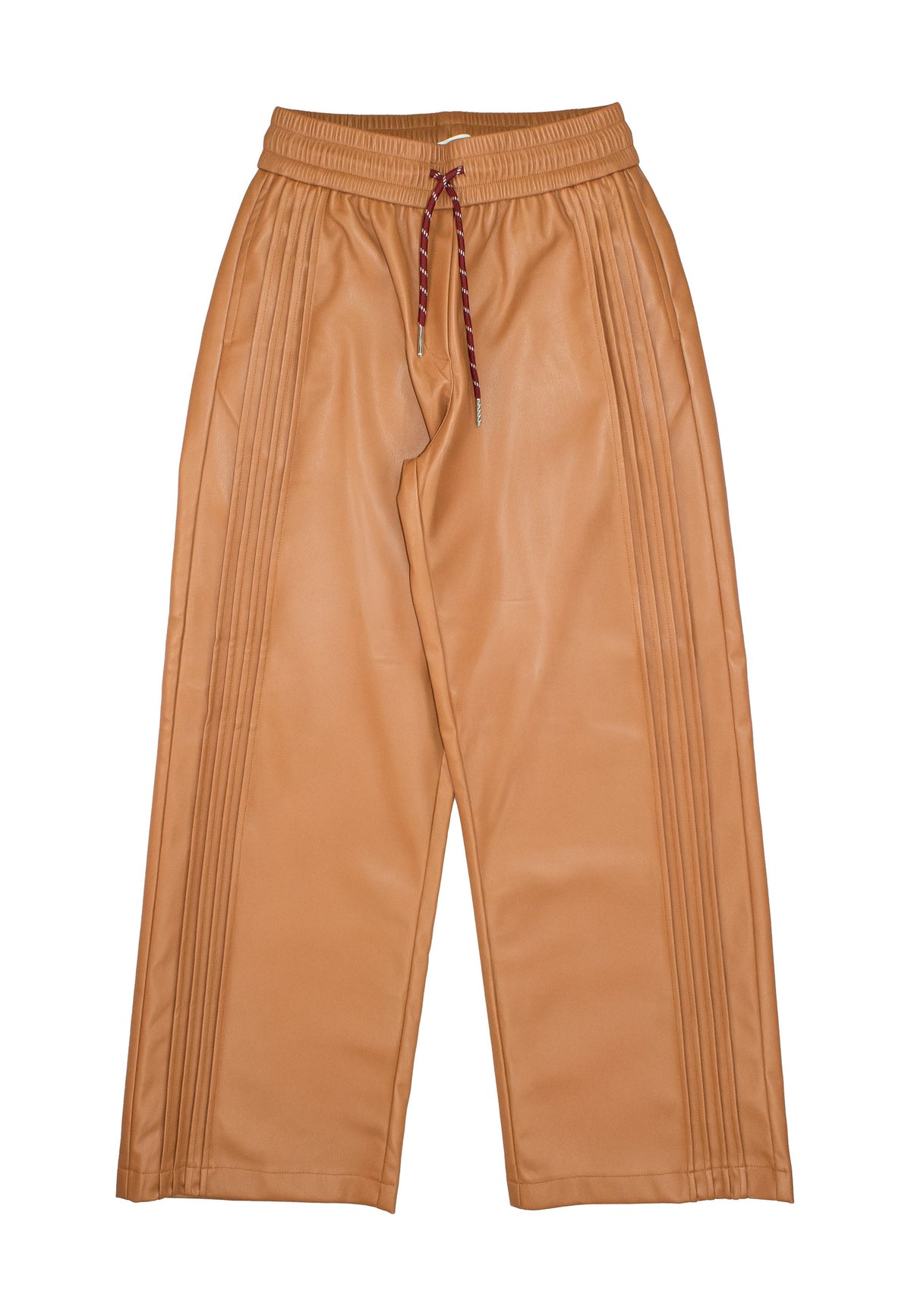 Pantalone in ecopelle ragazza - Caramello
