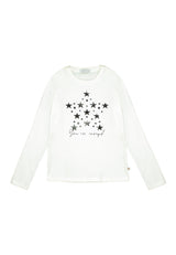 T-shirt ragazza - Latte