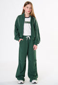 Pantalone in felpa ragazza - Verde