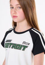 T-shirt ragazza - Latte