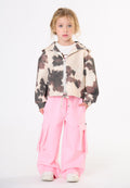 Pantalone con tasconi bambina - Pink