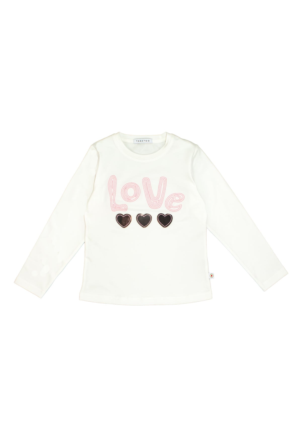T-shirt bambina - Latte
