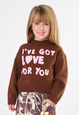 Maglia bambina - Cioccolato