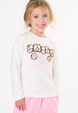 T-shirt bambina - Latte