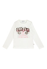 T-shirt bambina - Latte