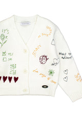 Cardigan bambina - Latte