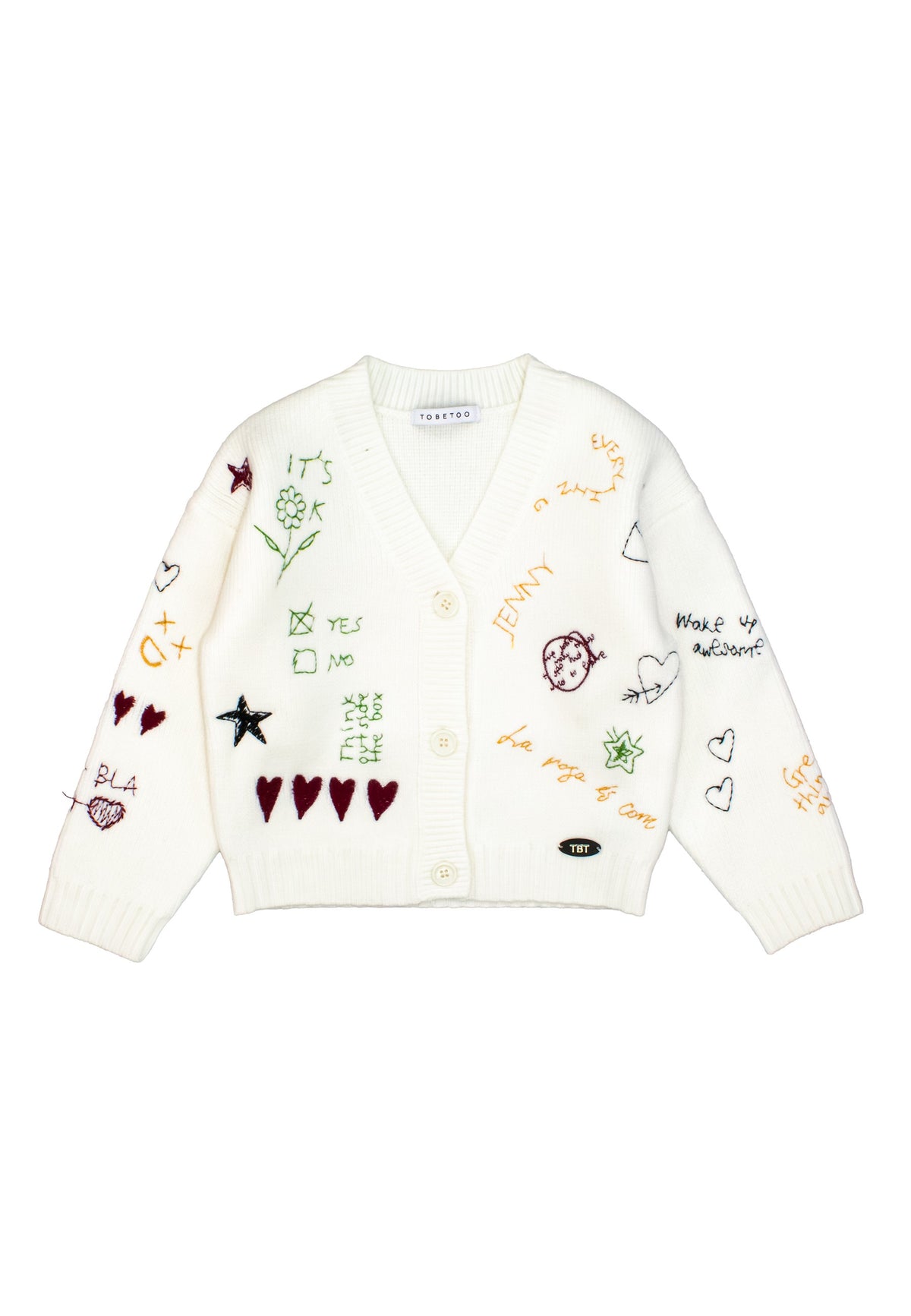 Cardigan bambina - Latte