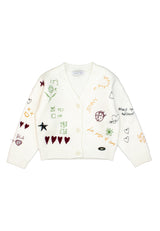 Cardigan bambina - Latte