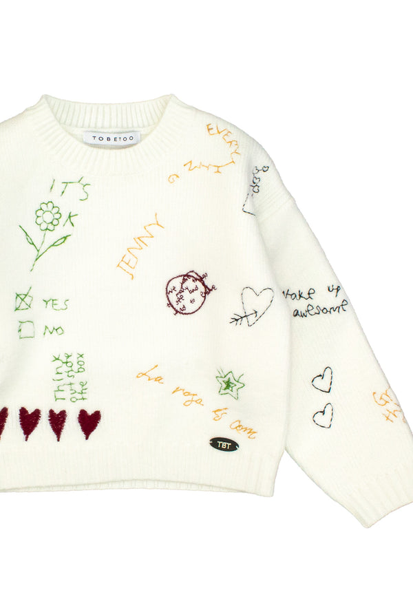Maglia bambina - Latte