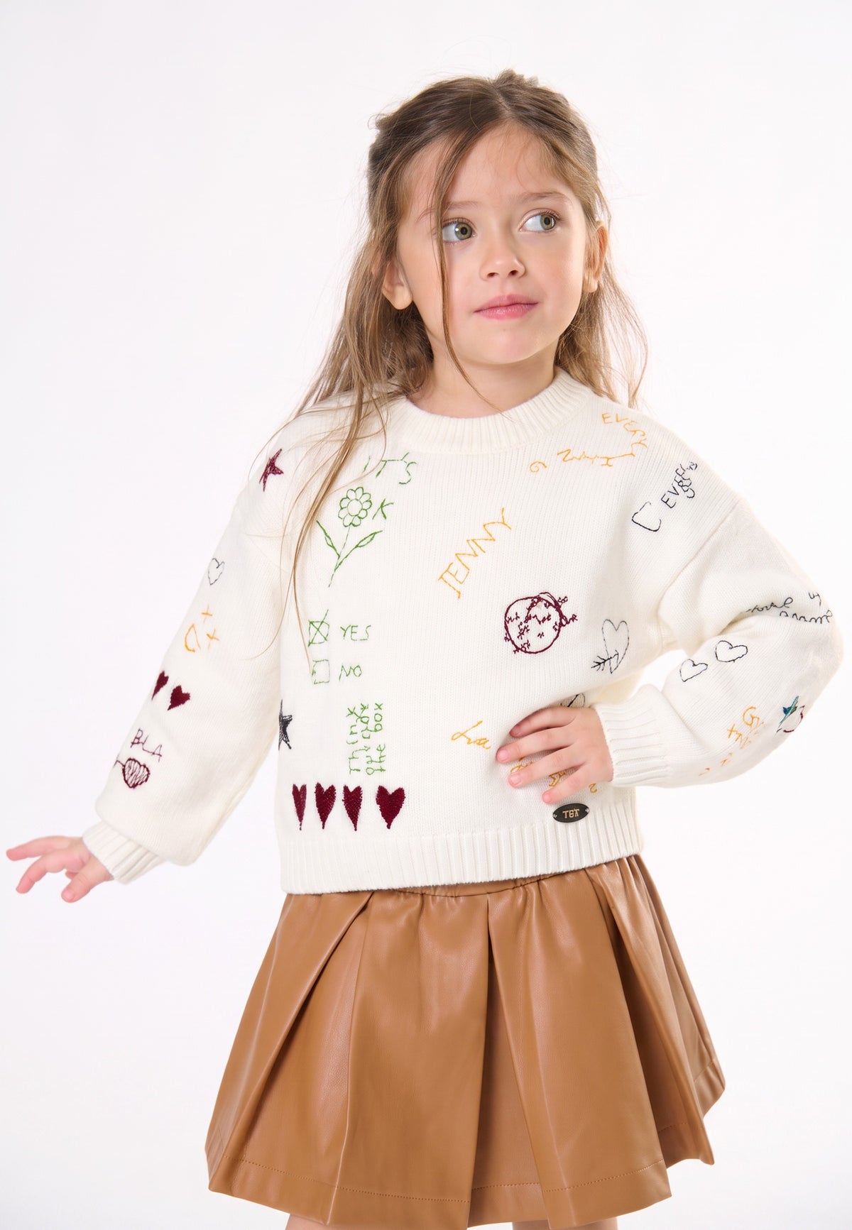 Maglia bambina - Latte