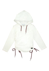 T-shirt con cappuccio bambina - Latte