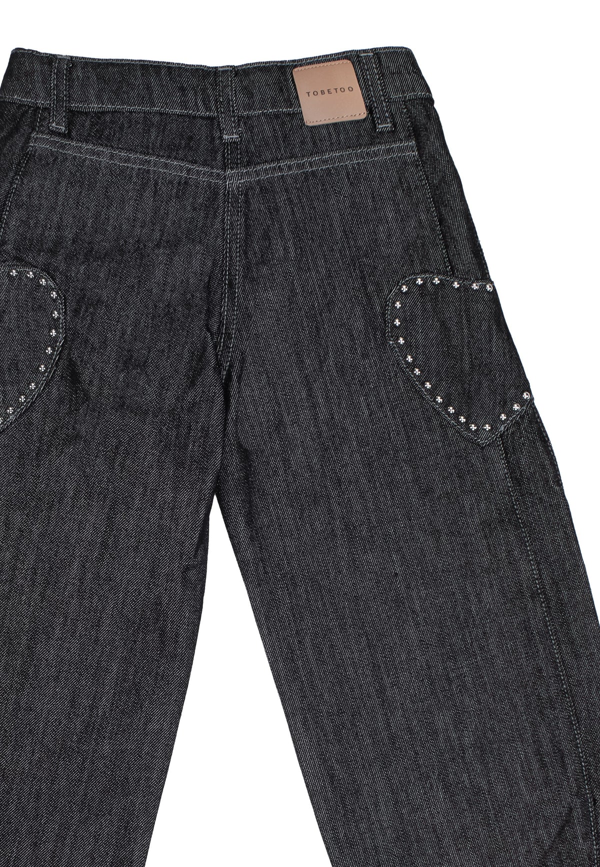 Pantalone jeans bambina - Nero