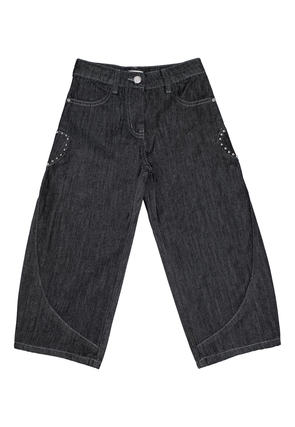Pantalone jeans bambina - Nero