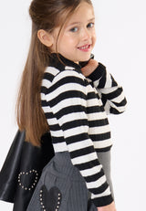Maglia bambina - Latte/Nero