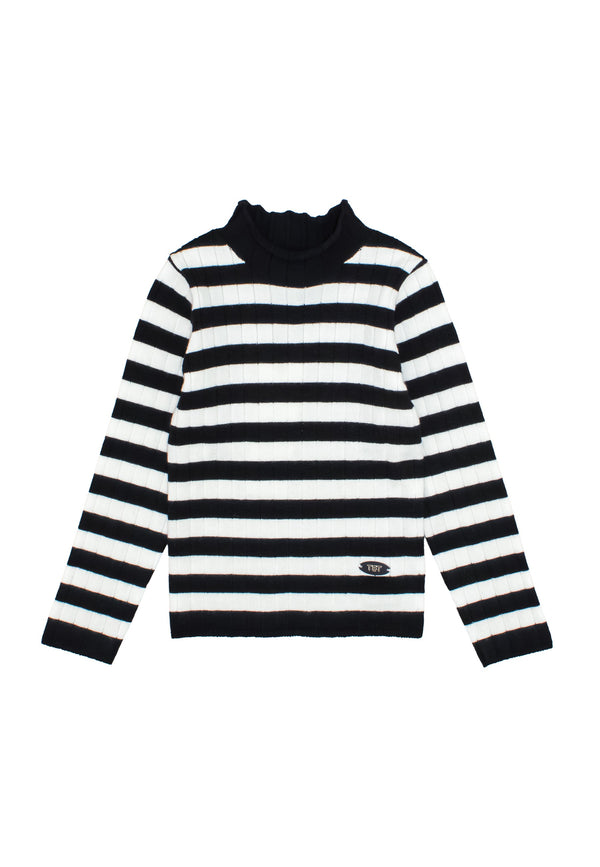 Maglia bambina - Latte/Nero