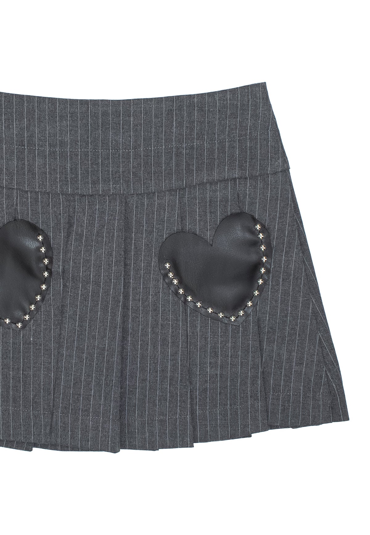 Gonna gessata bambina - Grigio