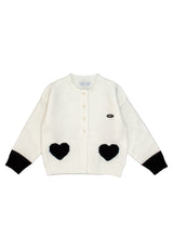 Cardigan bambina - Latte