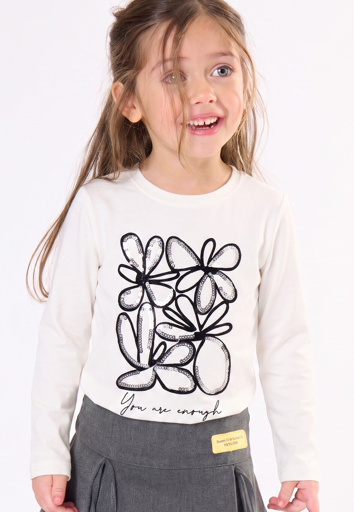 T-shirt bambina - Latte