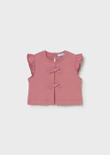 Top canalé fiocchi neonata