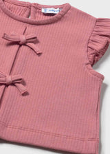 Top canalé fiocchi neonata