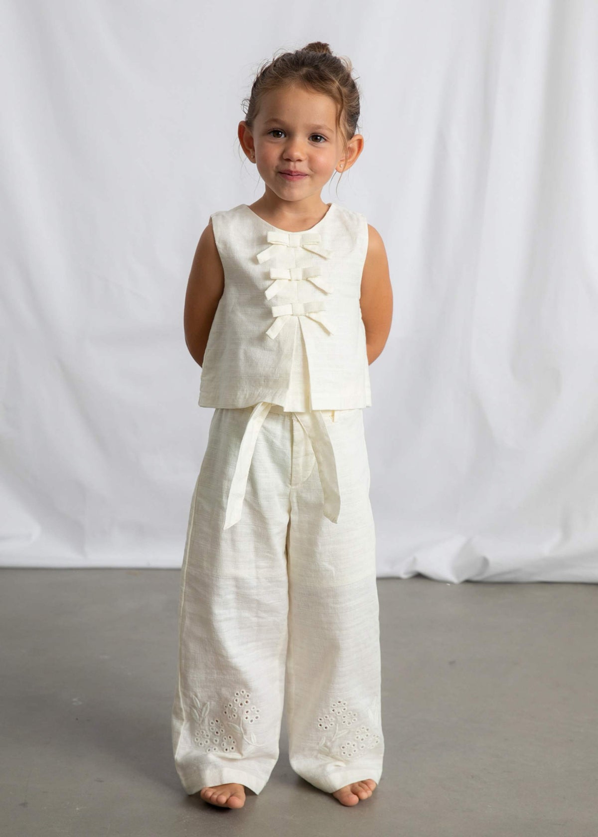 Top fiocchi bambina