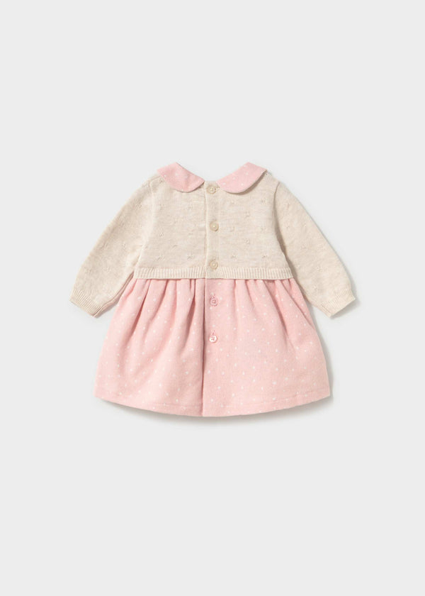 Vestito a maglia combinato neonata - Baby
