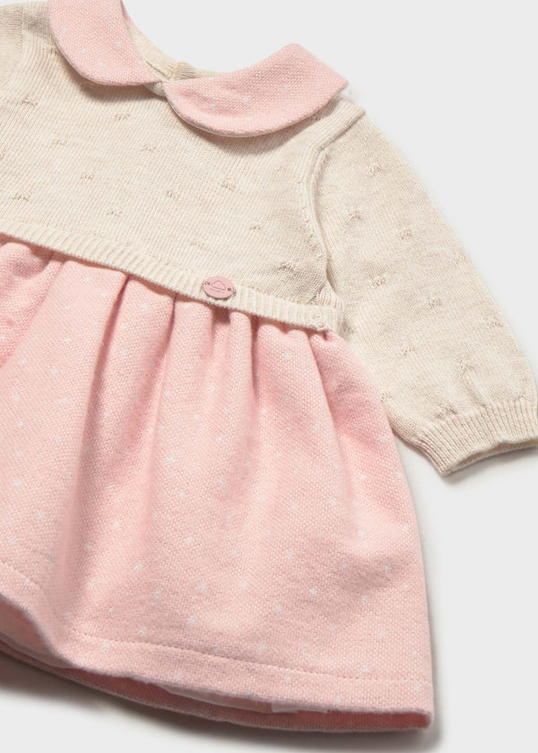 Vestito a maglia combinato neonata - Baby
