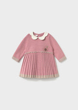 Vestito a maglia neonata - Cipria