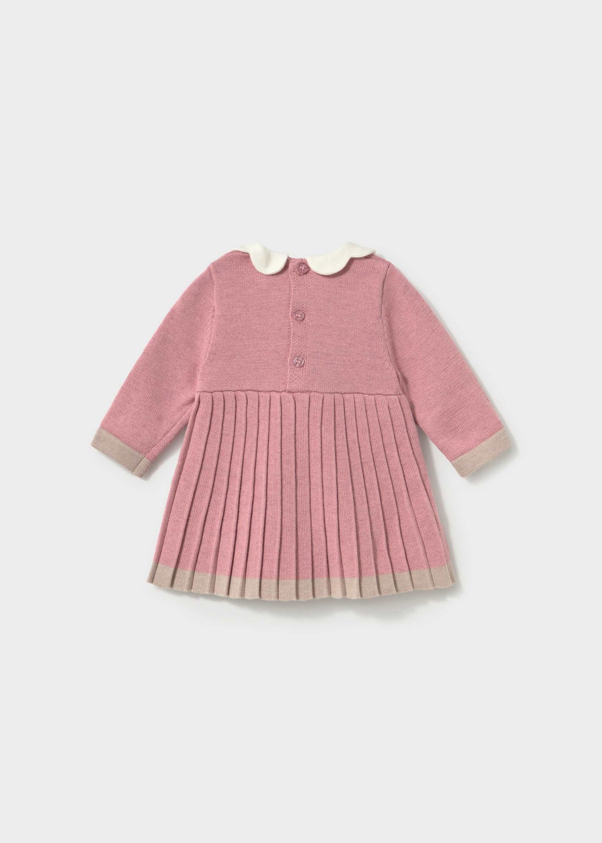 Vestito a maglia neonata - Cipria