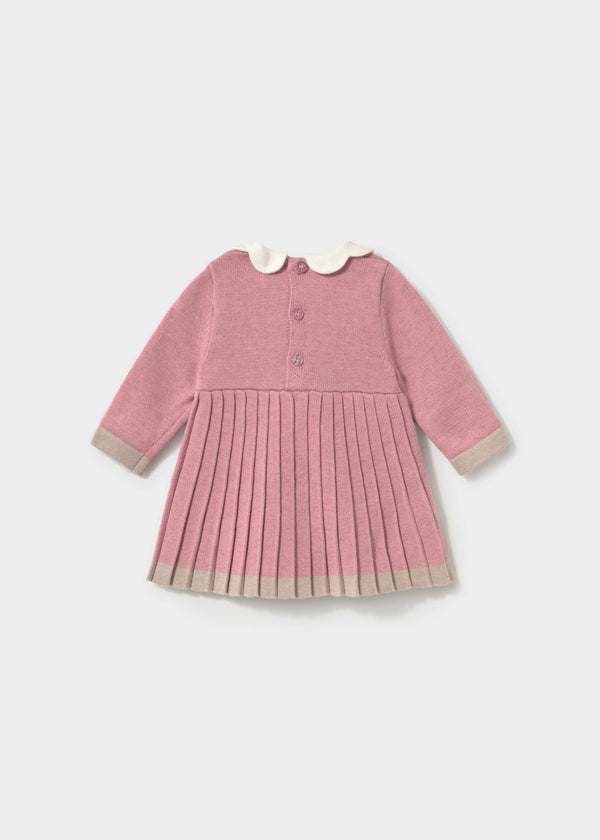 Vestito a maglia neonata - Cipria