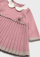 Vestito a maglia neonata - Cipria