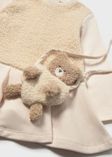 Vestito abbinato con borsa orsetto bimba - Tofu