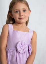 Vestito cerimonia fiore bambina