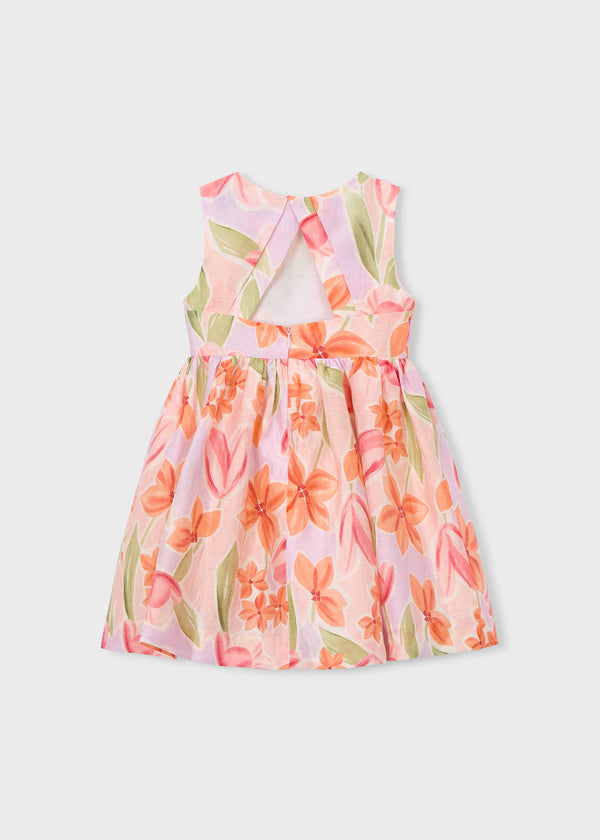 Vestito cerimonia fiori bambina
