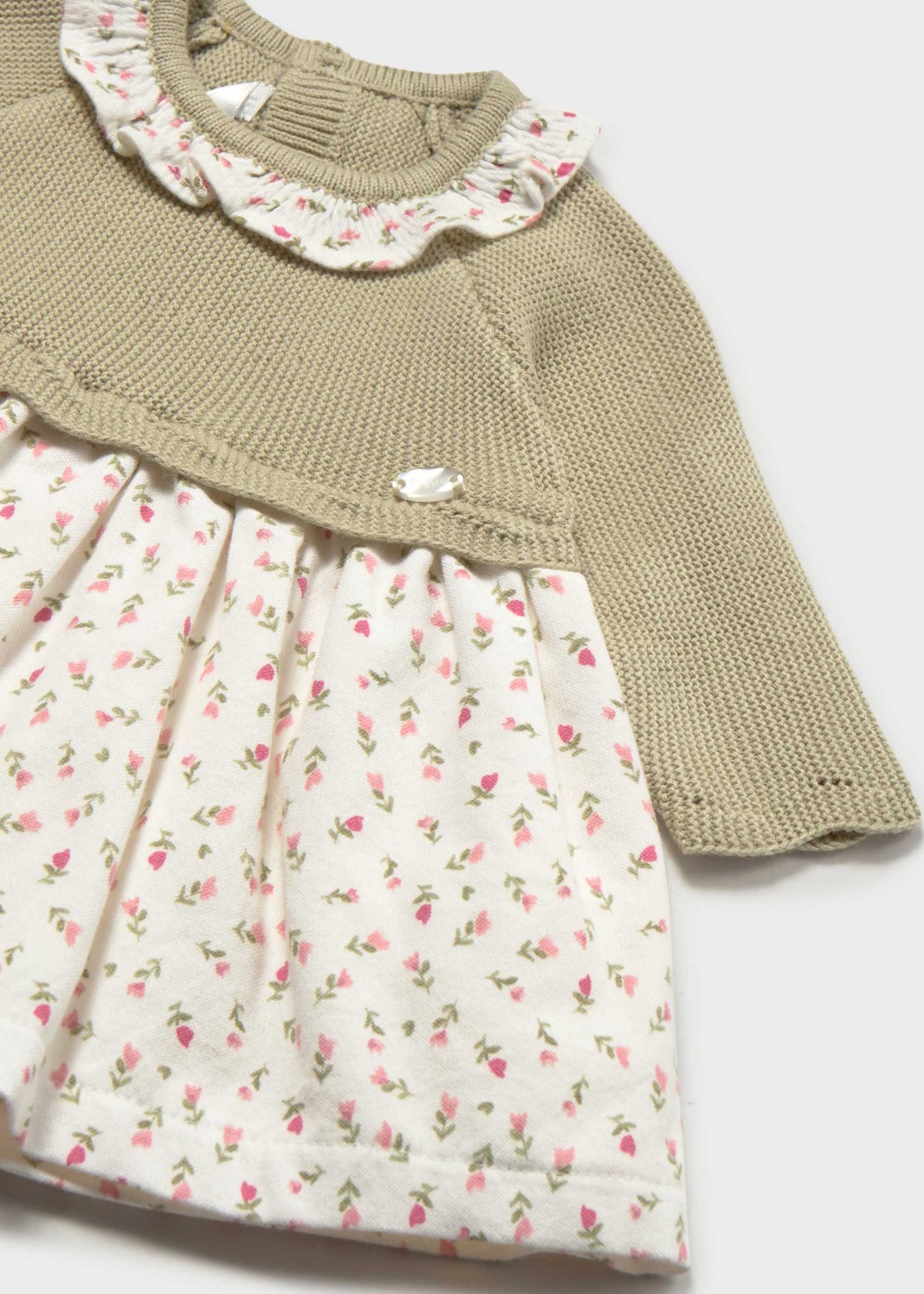 Vestito combinato a maglia neonata - Laurel