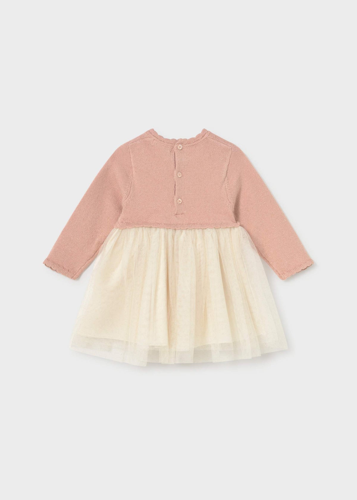 Vestito combinato tulle neonata - Petisui