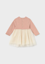 Vestito combinato tulle neonata - Petisui