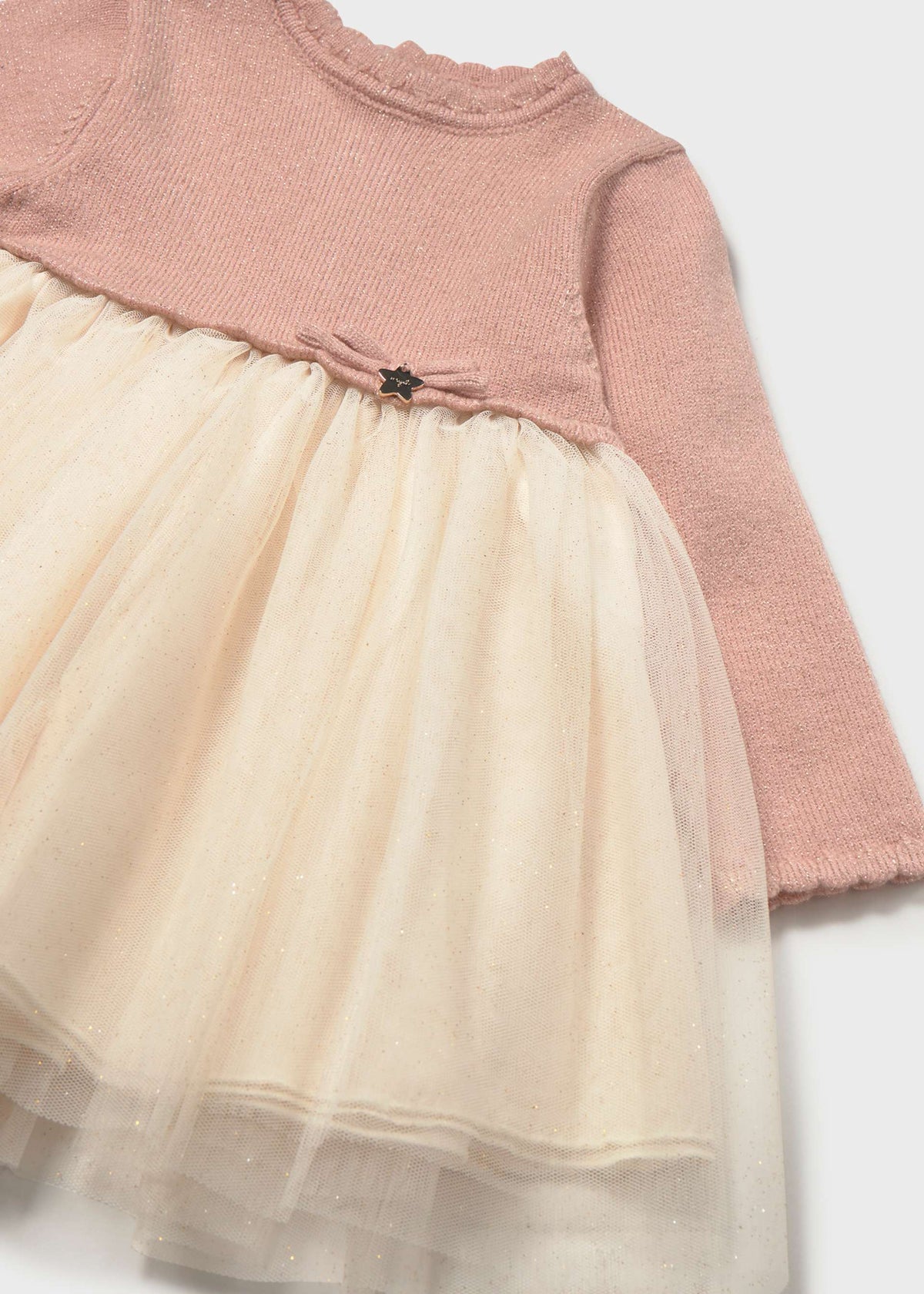 Vestito combinato tulle neonata - Petisui