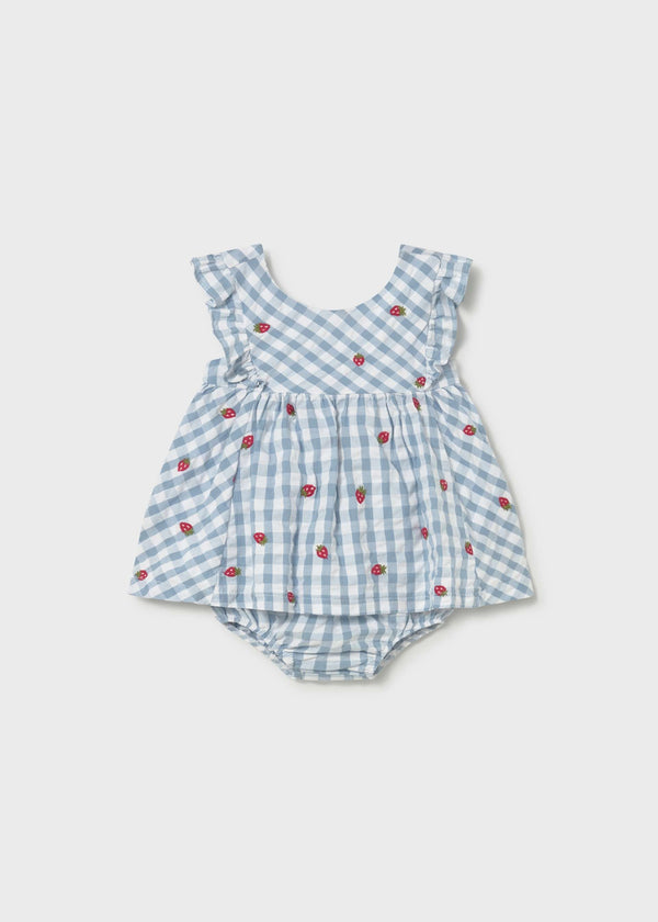 Vestito con copripannolino neonata - Lagoon
