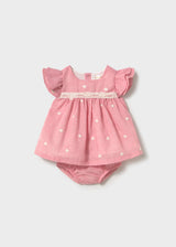 Vestito con copripannolino neonata - Rose