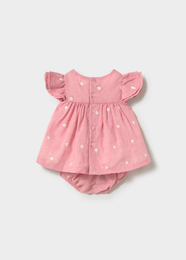 Vestito con copripannolino neonata - Rose