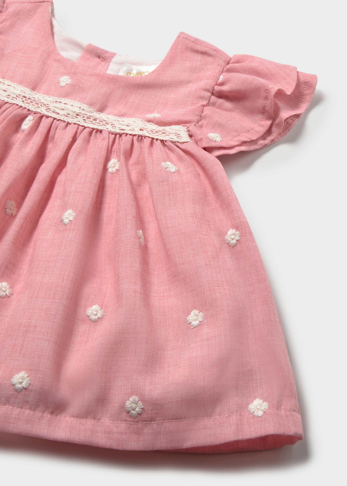 Vestito con copripannolino neonata - Rose