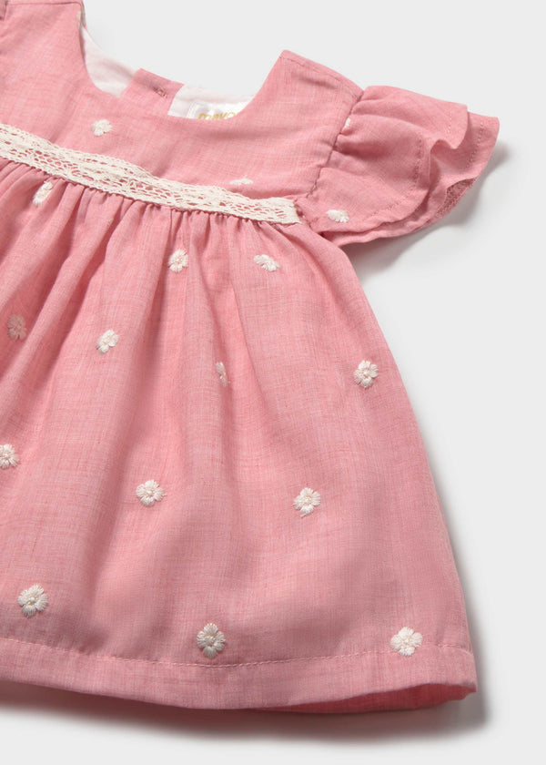 Vestito con copripannolino neonata - Rose