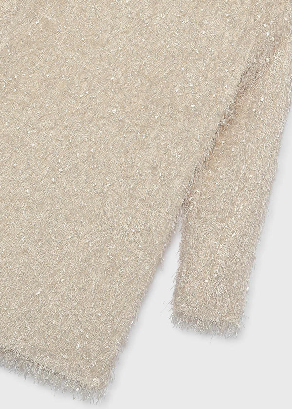 Vestito con frange ragazza - Avena